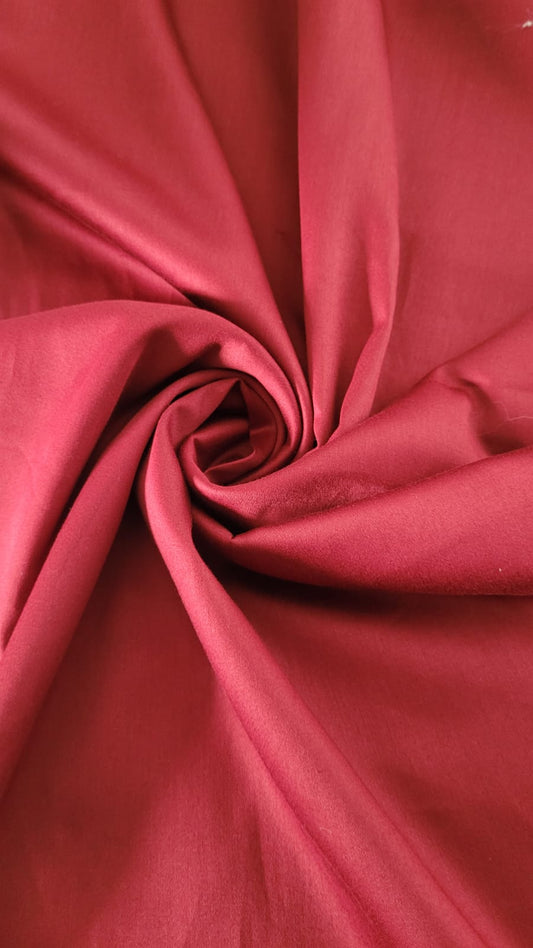 Mahroon / Shade of red Cotton Fabric